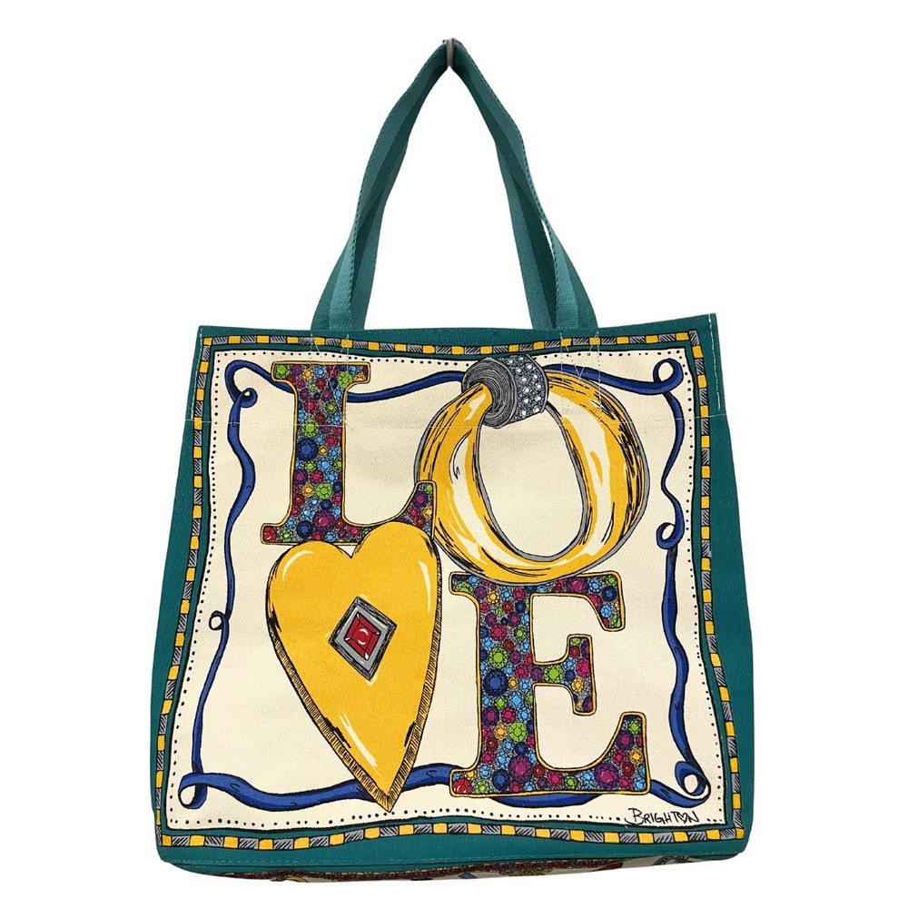 Brighton Charmed Love Jewel Canvas‎ Tote Bag